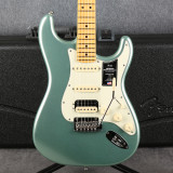 Fender American Pro II Stratocaster HSS - Mystic Surf Green - Case - 2nd Hand