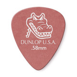 Jim Dunlop 417P Gator Grip Guitar Pick, .58mm, 12 Pack