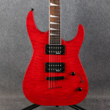 Jackson JS32TQ Dinky Arch Top - Transparent Red - 2nd Hand