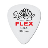 Jim Dunlop 428R Tortex Flex Standard Guitar Pick, .50mm, Red, 72 Pack