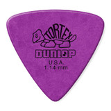 Jim Dunlop 431R Tortex Triangle Guitar Pick, 1.14mm, Purple, 72 Pack