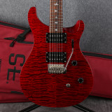 PRS 25th Anniversary SE Custom 24 - Scarlet Red - Gig Bag - 2nd Hand (137322)