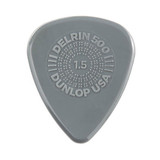 Jim Dunlop 450P Prime Grip Delrin 500 Guitar Pick, 1.50mm, 12 Pack