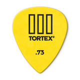 Jim Dunlop 462R Tortex TIII Guitar Pick, .73mm, Yellow, 72 Pack