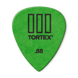 Jim Dunlop 462R Tortex TIII Guitar Pick, .88mm, Green, 72 Pack