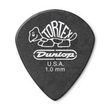 Jim Dunlop 482R Tortex Pitch Black Jazz III Guitar Pick, 1.00mm, 72 Pack