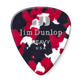 Jim Dunlop 483P Celluloid Guitar Pick, Confetti, Heavy, 12 Pack