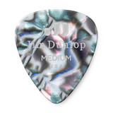 Jim Dunlop 483P Celluloid Guitar Pick, Abalone, Medium, 12 Pack