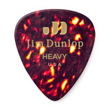 Jim Dunlop 483R Celluloid Guitar Pick, Shell, Heavy, 72 Pack