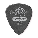 Jim Dunlop 488P Tortex Pitch Black Standard Guitar Pick, .88mm, 12 Pack