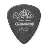 Jim Dunlop 488R Tortex Pitch Black Standard Guitar Pick, 1.14mm, 72 Pack