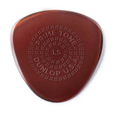 Jim Dunlop 514R Primetone Semi Round Guitar Pick, 1.50mm, Grip, 12 Pack