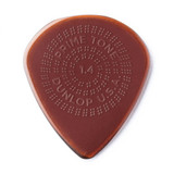 Jim Dunlop 520R Primetone Jazz III XL Guitar Pick, 1.40mm, Grip, 12 Pack