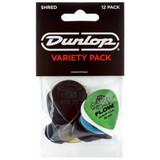 Jim Dunlop PVP118 Shred Guitar Pick Variety, 12 Pack