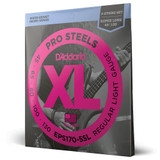 Daddario XL ProSteels EPS170-5SL Light 5 String / Super Long Scale Set, 45-130