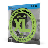 Daddario XL Nickel EXL130+ Extra Super Light Plus Set, 8.5-39