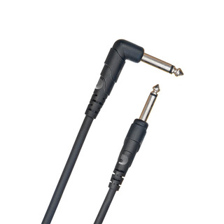 Daddario PW-CGTRA-20 Classic Series Instrument Cable, Straight to Right-Angle, 20ft