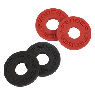 Fender Strap Blocks - Black and Red