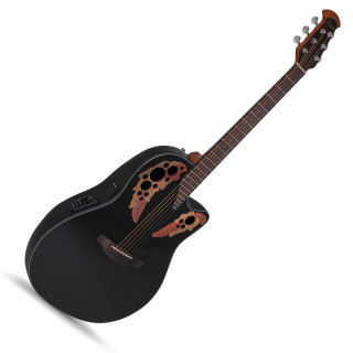 Ovation Celebrity Elite CE44 Mid Cutaway - Black