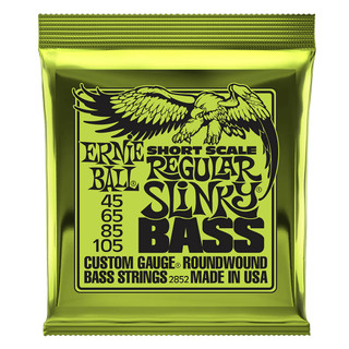 Ernie Ball Regular Slinky Short Scale Nickel Wound Strings - 45-105 Ernie Ball Regular Slinky Short Scale Nickel Wound Strings - 45-105