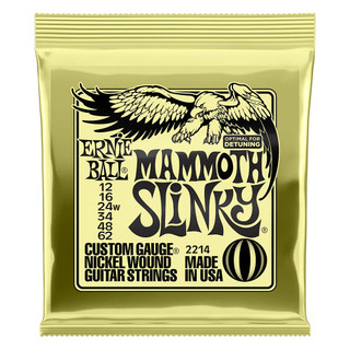 Ernie Ball Mammoth Slinky Nickel Wound Guitar Strings, 12-62 Ernie Ball Mammoth Slinky Nickel Wound Guitar Strings, 12-62