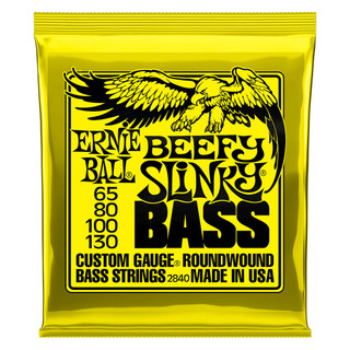 Ernie Ball Beefy Slinky Nickel Wound Bass Strings - 65-130