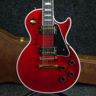 Gibson Les Paul Custom - Flamed Top Wine Red w/Hard Case - 2nd Hand