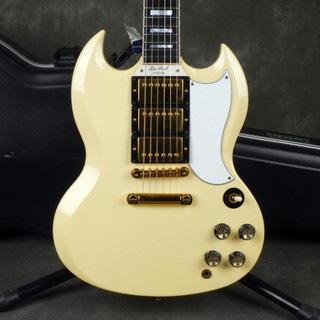 Gibson Les Paul Custom  61 reissue - Vintage White - Hard Case - 2nd Hand
