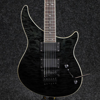Epiphone EM-2 Custom Prophecy FX - Trans Black - 2nd Hand