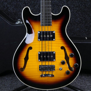 Warwick RB Starbass Semi Acoustic - Sunburst w/Hard Case - 2nd Hand