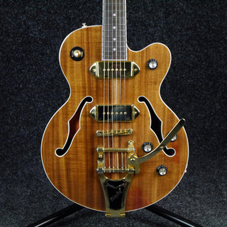 Epiphone Wildkat Koa Semi Hollow Guitar - Natural - 2nd Hand