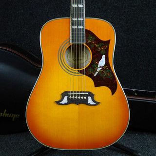 Epiphone Dove Pro Acoustic Guitar - Violin Burst w/Hard Case - 2nd Hand