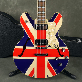 Epiphone Supernova Union Jack Semi-Hollow w/Hard Case - 2nd Hand