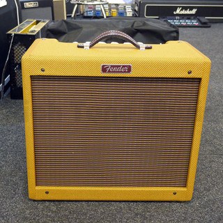 Fender Blues Junior - Lacquered Tweed - EU Plug & Adaptor w/ Cover - 2nd Hand Fender Blues Junior - Lacquered Tweed - EU Plug & Adaptor w/ Cover - 2nd Hand