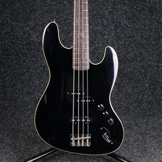 Fender MIJ Aerodyne Jazz Bass Guitar - Black - 2nd Hand
