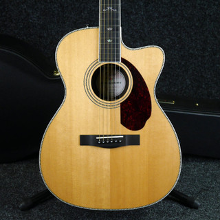 Fender Paramount PM-3 Deluxe Electro-Acoustic - Natural w/Hard Case - 2nd Hand