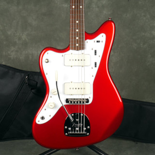 Fender MIJ Jazzmaster Guitar, Left Handed - Candy Sparkle w/Gig Bag - 2nd Hand
