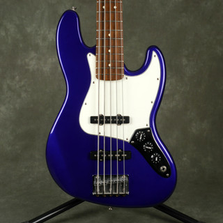 Fender Standard 5-String Jazz Bass Guitar - Blue - 2nd Hand