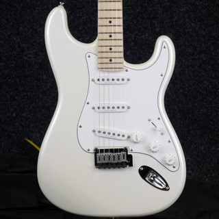 Fender Squire Deluxe Strat MN - Pearl White w/Gig Bag - 2nd Hand