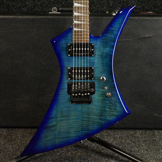 Jackson KE3 Kelly - Trans Blue w/Hard Case - 2nd Hand