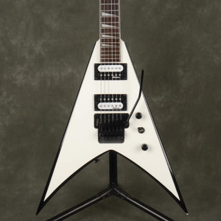 Jackson JS32 King V Electric Guitar - White with Black Bevels - 2nd Hand