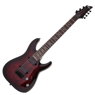Schecter Omen Elite-7 Black Cherry Burst