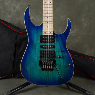 Ibanez RG370AHMZ Electric Guitar - Blueburst w/Gig Bag - 2nd Hand