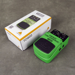 Behringer TO800 Vintage Tube Overdrive FX Pedal w/Box - 2nd Hand