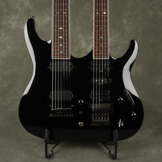 Ibanez S540STW Twin Neck Guitar, Made In Japan - Black - 2nd Hand