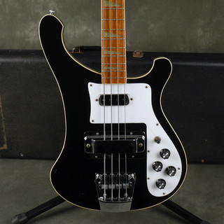 Rickenbacker 1978 4001 Bass Guitar - Jetglo w/Hard Case - 2nd Hand