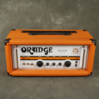 Orange Retro 50 Custom Shop Amplifier Head - 2nd Hand **COLLECTION ONLY** Orange Retro 50 Custom Shop Amplifier Head - 2nd Hand **COLLECTION ONLY**