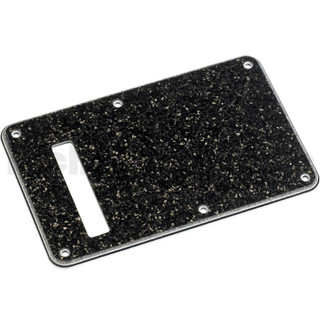 Fender Stratocaster Modern-Style Tremolo Backplate - Black Glass Sparkle Fender Stratocaster Modern-Style Tremolo Backplate - Black Glass Sparkle