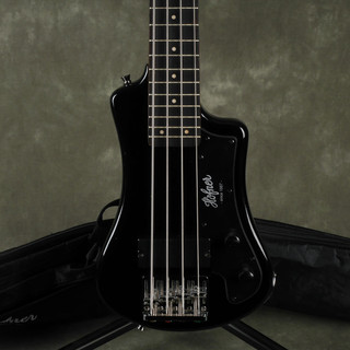 Hofner Shorty Bass Guitar - Black w/Gig Bag - 2nd Hand (107012)