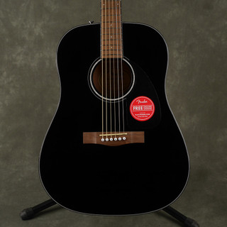 Fender CD-60 V3 Dreadnought Acoustic Guitar - WN - Black - Ex Demo